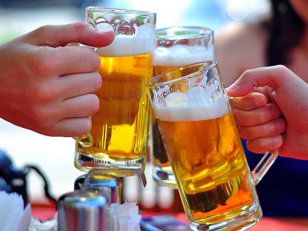 Uống bia, rượu thì không được xông hơi